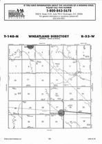 Wheatland Township, Absaraka, Swan River, Directory Map, Cass County 2007